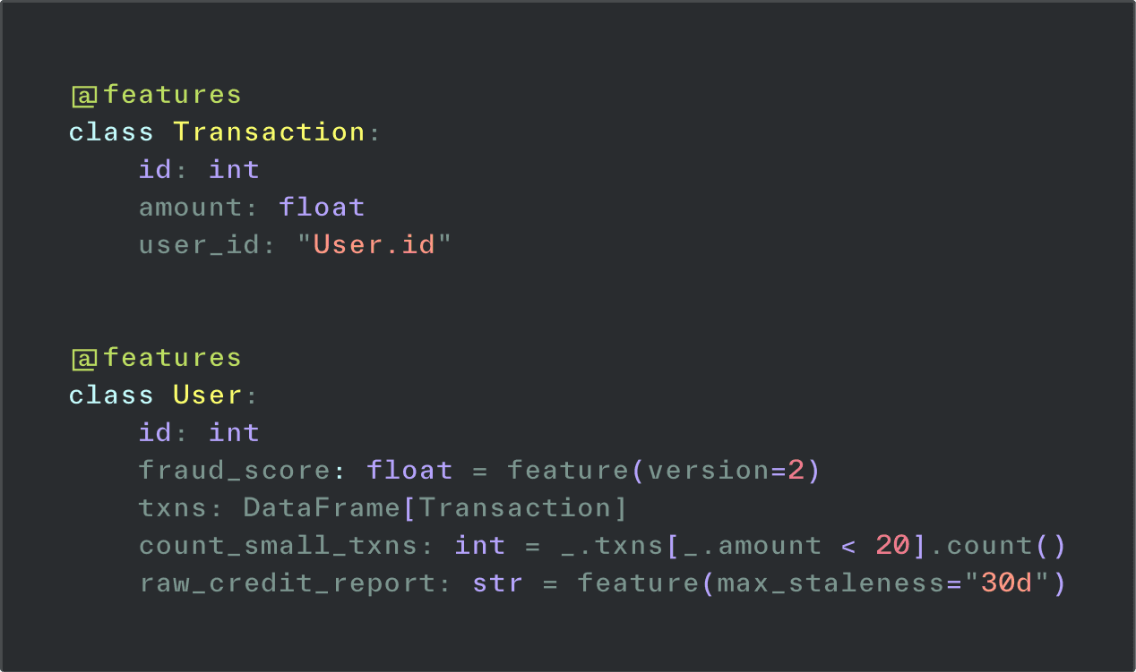 product section resource